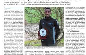 Presse - Félix reçoit un Oscar