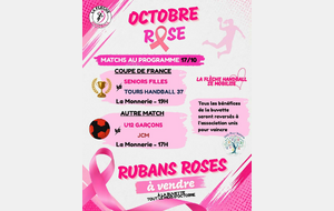 🩷🎀 OCTOBRE ROSE À LA FLÈCHE HANDBALL 🎀🩷