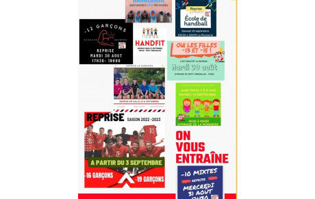 Reprise des entrainements