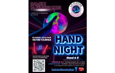 Handnight 2026 le 14 février